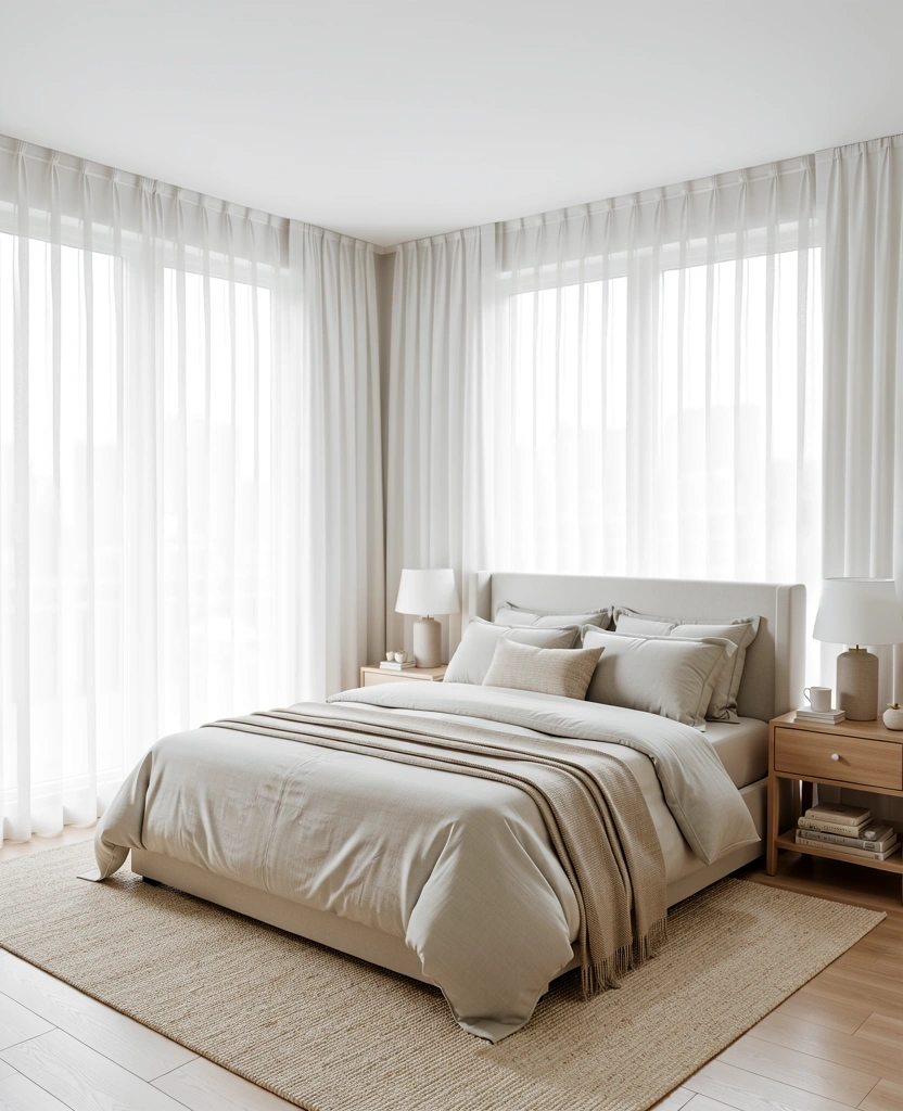 Atmosphärisches Schlafzimmer-Design